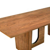 Satra Walnut Rectangular 92" Dining Table Model: TOV-D68715
