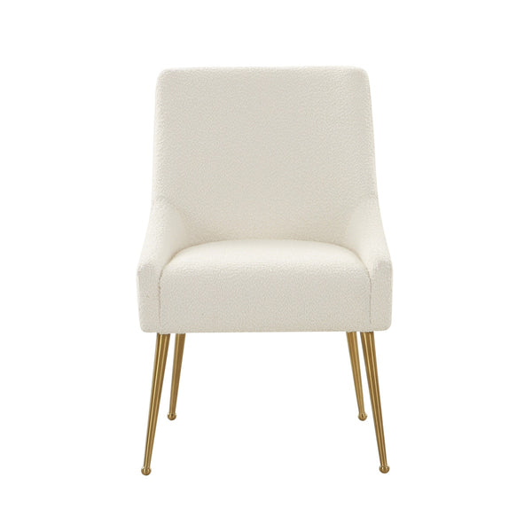Beatrix Cream Performance Boucle Side Chair Model: TOV-D68722