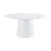 Pauline White Ash 62" Round Dining Table Model: TOV-D68759