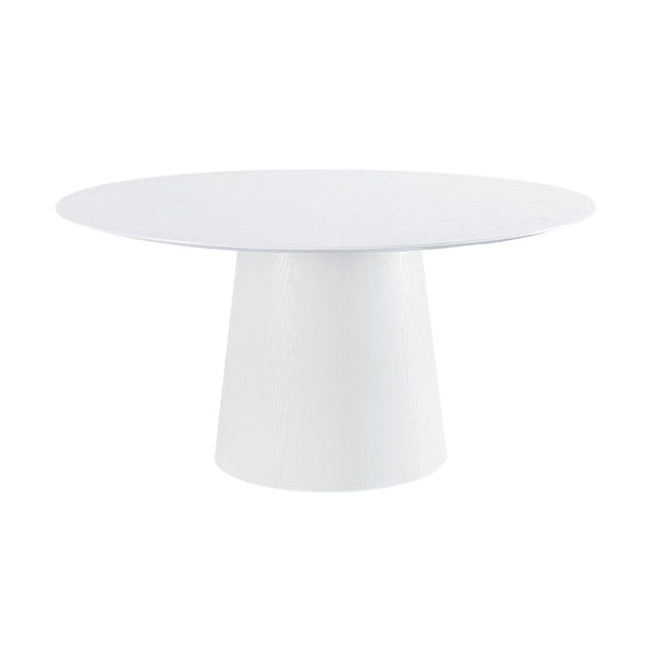 Pauline White Ash 62" Round Dining Table Model: TOV-D68759