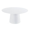 Pauline White Ash 62" Round Dining Table Model: TOV-D68759