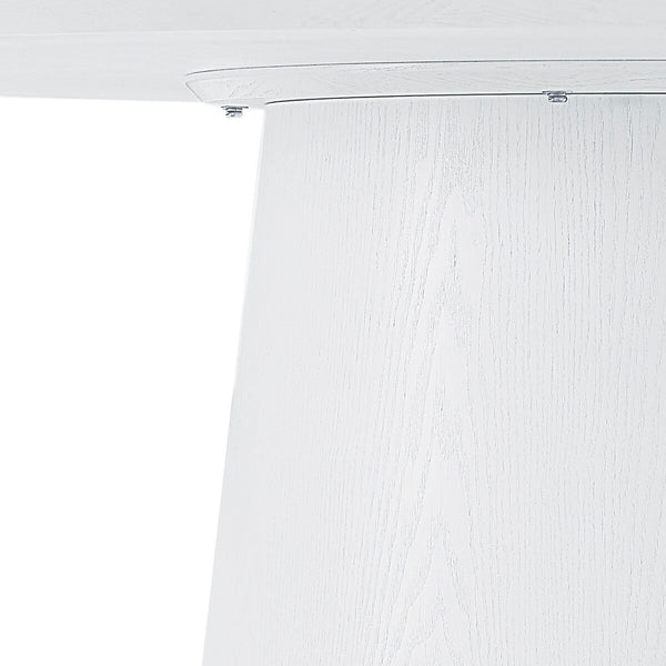 Pauline White Ash 62" Round Dining Table Model: TOV-D68759