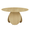 Emil Natural Oak Round Dining Table Model: TOV-D68762