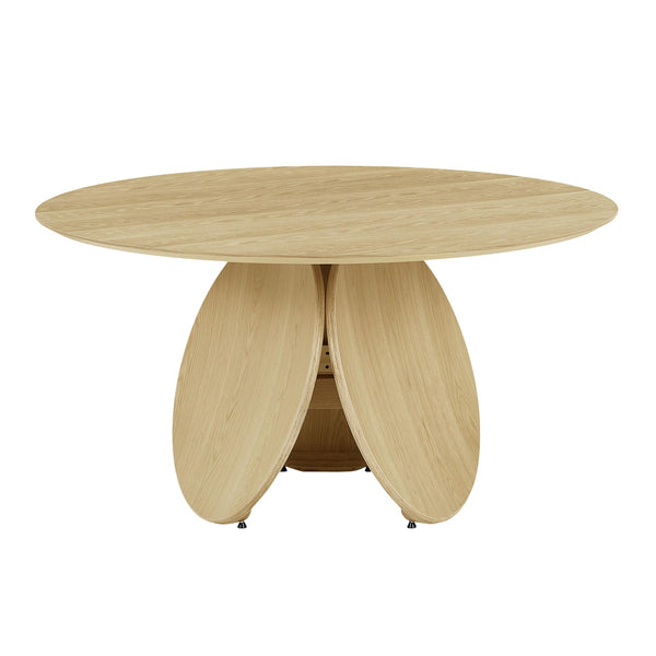 Emil Natural Oak Round Dining Table Model: TOV-D68762