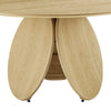 Emil Natural Oak Round Dining Table Model: TOV-D68762