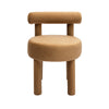 Carmel Cognac Velvet Dining Chair Model: TOV-D68803