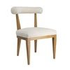 Palla Cream Performance Boucle Dining Chair Model: TOV-D68817