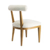 Palla Cream Performance Boucle Dining Chair Model: TOV-D68817