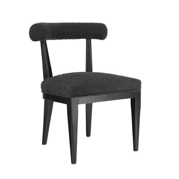 Palla Black Performance Boucle Dining Chair Model: TOV-D68818