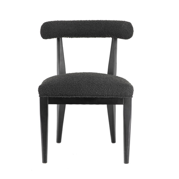 Palla Black Performance Boucle Dining Chair Model: TOV-D68818