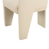 Leo Cream Performance Vegan Leather Dining Chair Model: TOV-D68992