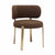Margaret Chocolate Brown Performance Boucle Dining Chair Model: TOV-D68996