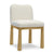 Tiara Cream Velvet Oak Dining Chair Model: TOV-D69037