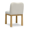 Tiara Cream Velvet Oak Dining Chair Model: TOV-D69037