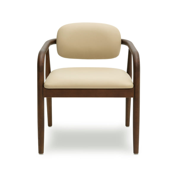 Betsy Taupe Vegan Leather Dining Chair Model: TOV-D69046