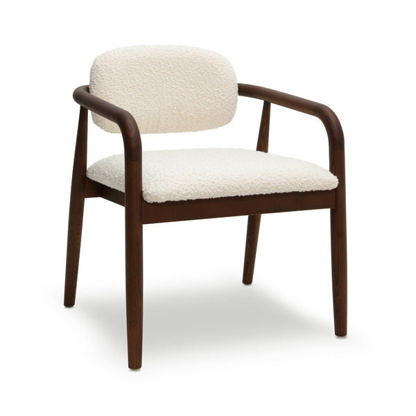 Betsy Cream Boucle Dining Chair Model: TOV-D69047