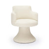 Jeffree Cream Performance Boucle Swivel Dining Chair Model: TOV-D69124