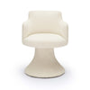 Jeffree Cream Performance Boucle Swivel Dining Chair Model: TOV-D69124