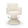 Jeffree Cream Performance Boucle Swivel Dining Chair Model: TOV-D69124