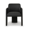 Leo Black Performance Vegan Leather Dining Chair Model: TOV-D69151