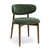 Zinea Forest Green Performance Textured Velvet Dining Chair Model: TOV-D69161