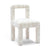 Hazel Cream Patterned Jacquard Dining Chair Model: TOV-D69221