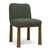Tiara Forest Green Performance Basketweave Fabric Dining Chair Model: TOV-D69245