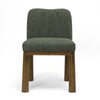 Tiara Forest Green Performance Basketweave Fabric Dining Chair Model: TOV-D69245