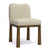 Tiara Cream Performance Basketweave Fabric Dining Chair Model: TOV-D69246
