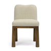 Tiara Cream Performance Basketweave Fabric Dining Chair Model: TOV-D69246