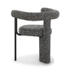 Synn Black Performance Boucle Dining Chair Model: TOV-D69258