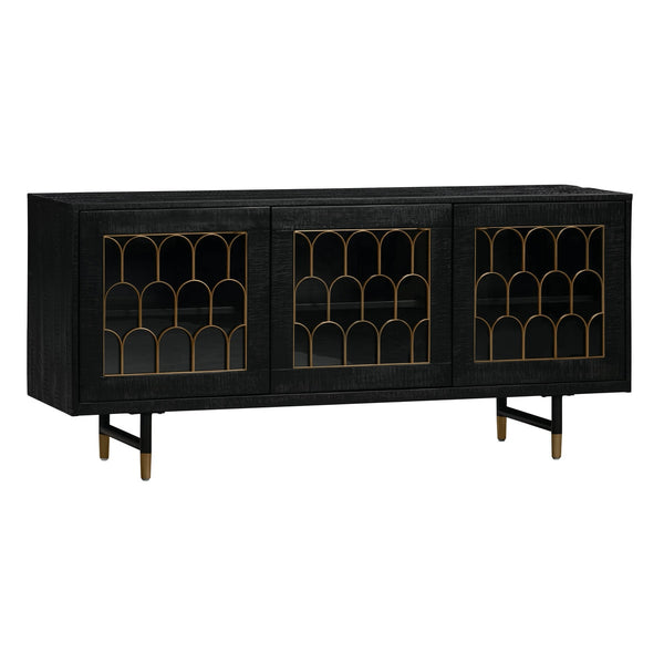 Gatsby Black Acacia Wood 66" Buffet Model: TOV-D7069