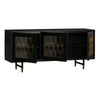 Gatsby Black Acacia Wood 66" Buffet Model: TOV-D7069