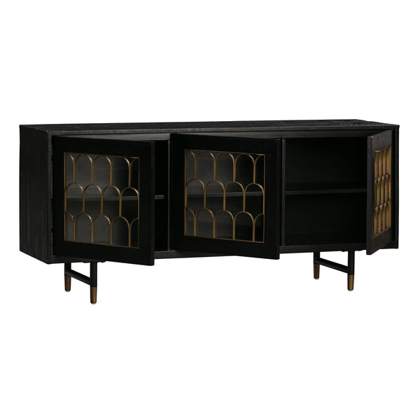 Gatsby Black Acacia Wood 66" Buffet Model: TOV-D7069