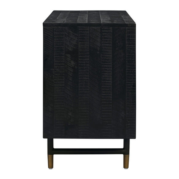 Gatsby Black Acacia Wood 66" Buffet Model: TOV-D7069