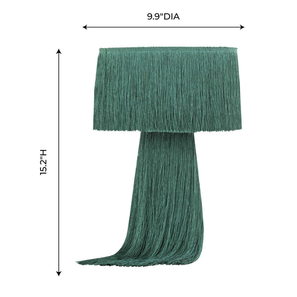 Atolla Emerald Tassel Table Lamp Model: TOV-G18286