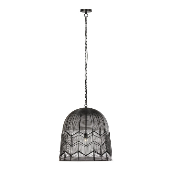 Tessa Black Large Pendant Lamp Model: TOV-G18376