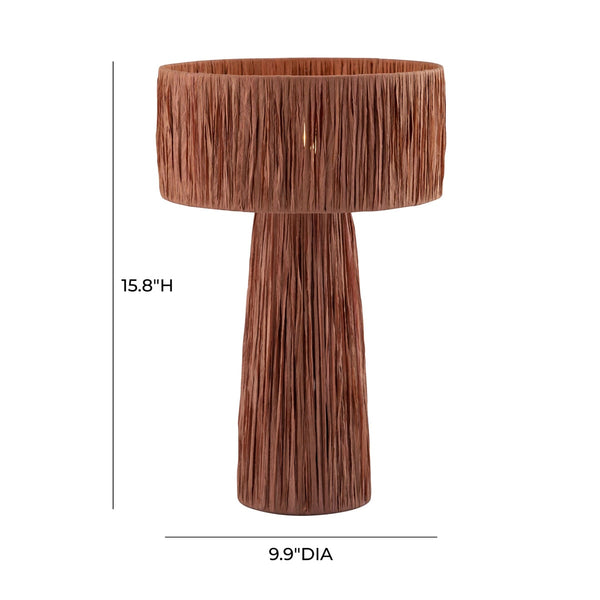 Shelby Raffia Brick Table Lamp Model: TOV-G18378