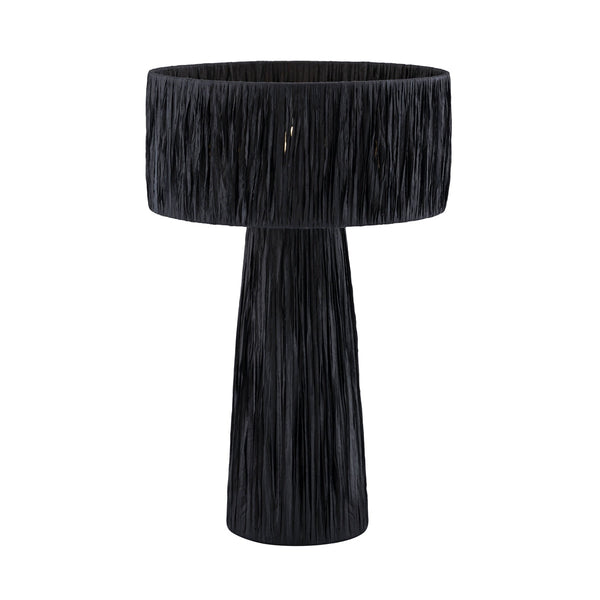 Shelby Raffia Black Table Lamp Model: TOV-G18379
