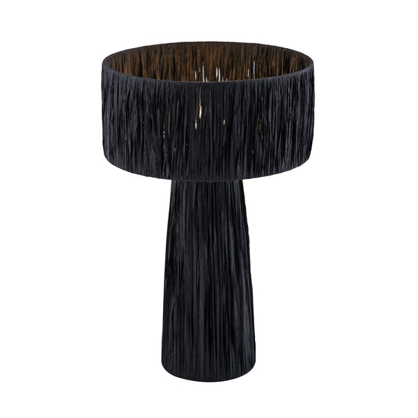 Shelby Raffia Black Table Lamp Model: TOV-G18379