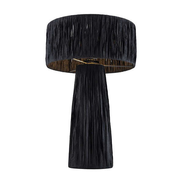 Shelby Raffia Black Table Lamp Model: TOV-G18379