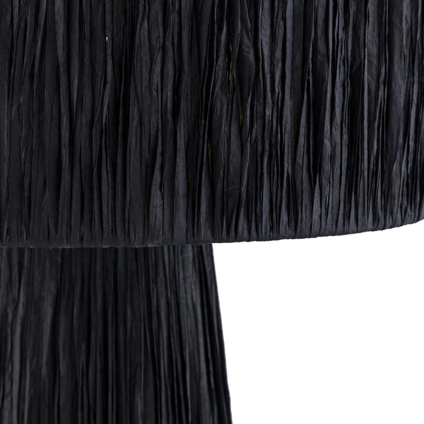 Shelby Raffia Black Table Lamp Model: TOV-G18379