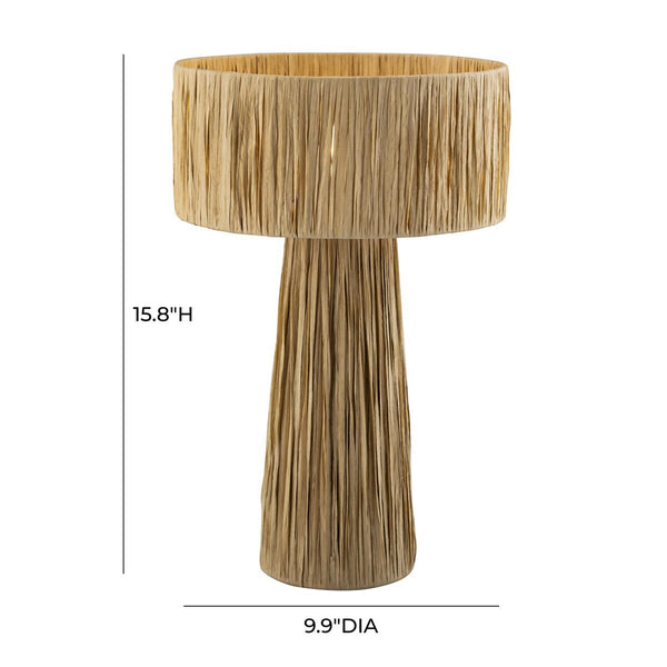 Shelby Raffia Natural Table Lamp Model: TOV-G18380