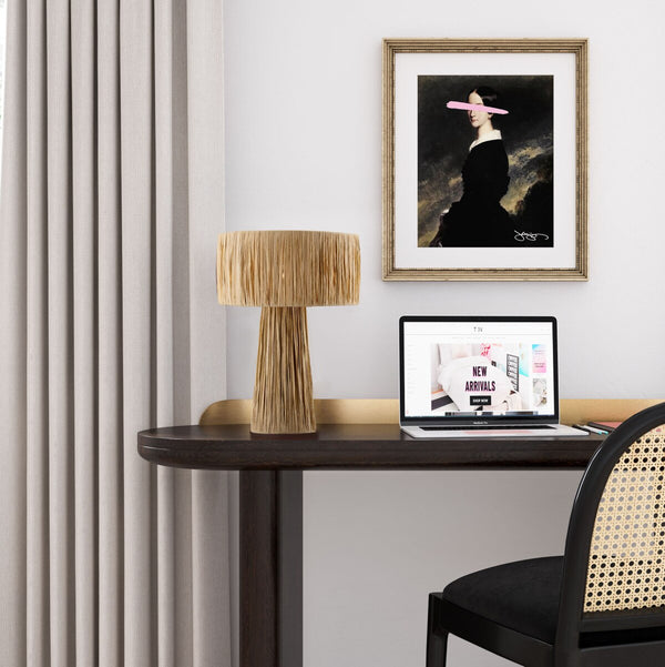 Shelby Raffia Natural Table Lamp Model: TOV-G18380