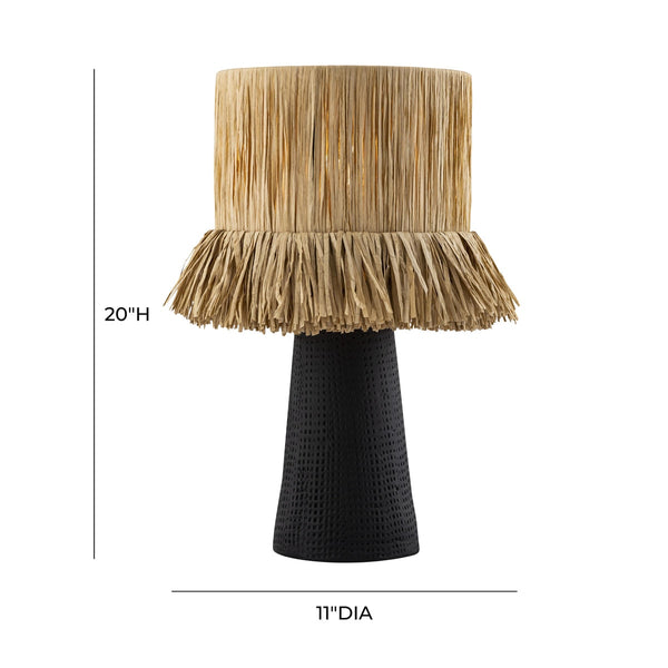 Amira Raffia Natural Table Lamp Model: TOV-G18381