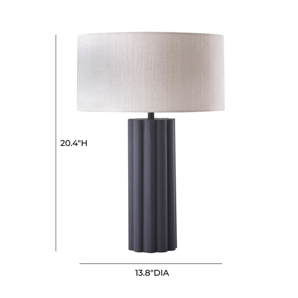 Latur Grey Table Lamp Model: TOV-G18384