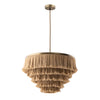 Sarai Natural Fringe Pendant Model: TOV-G18386