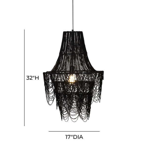 Raipur Black Pendant Model: TOV-G18387