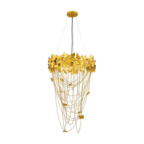 Butterfly Gold Chandelier Model: TOV-G18412