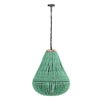 Palani Green Wooden Bead Chandelier Model: TOV-G18451